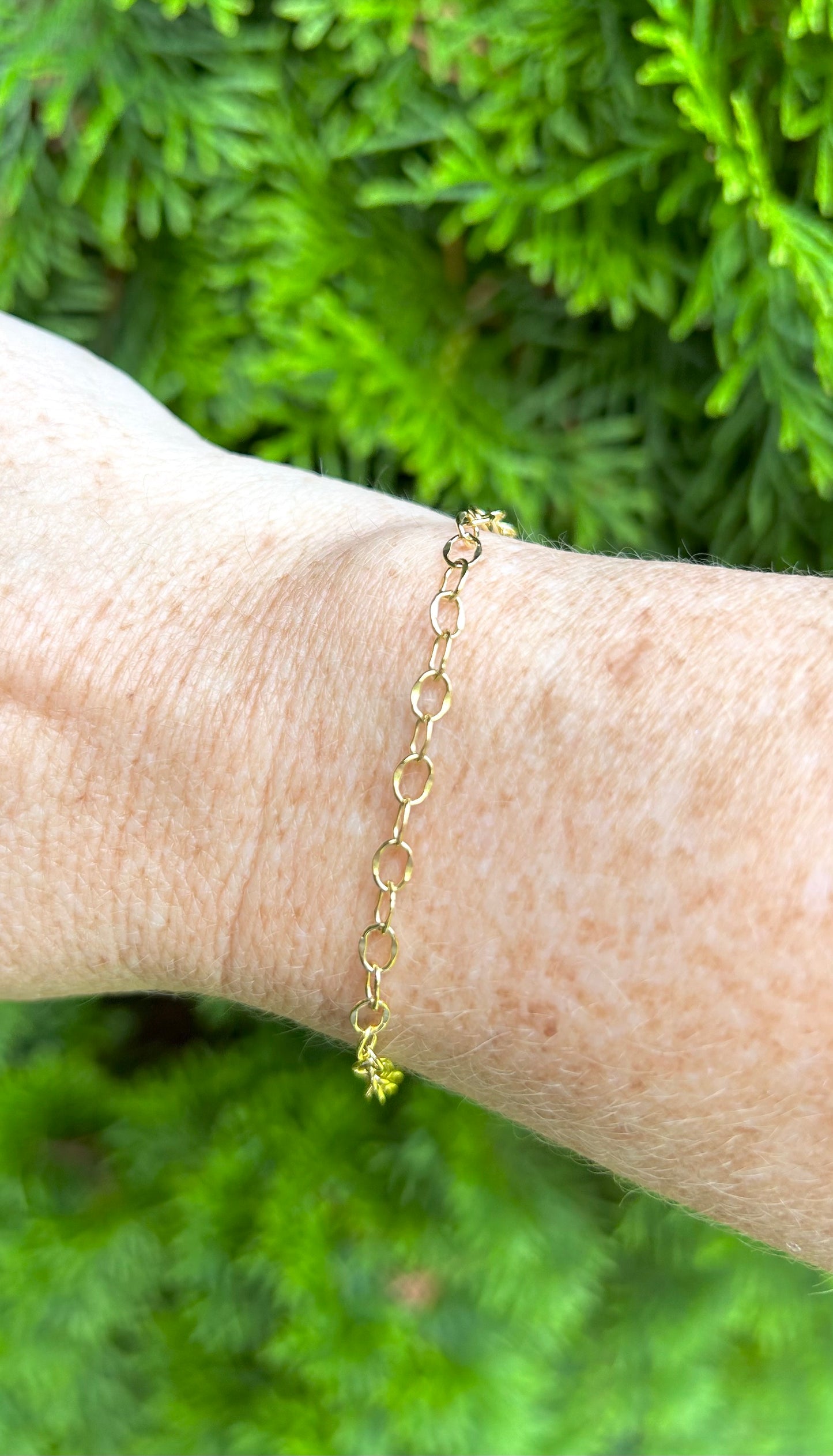 Dapped Chain Bracelet