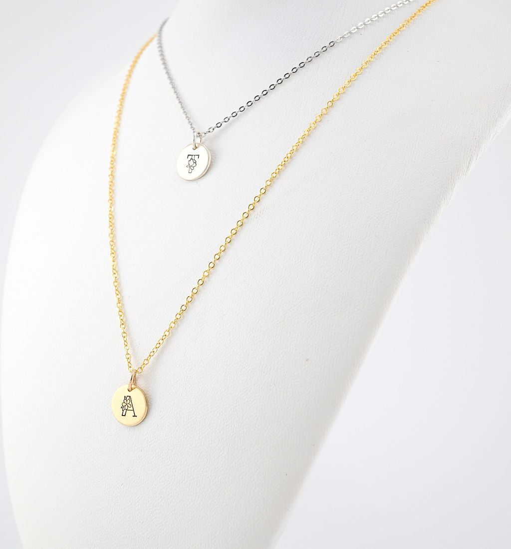 Mini Circle Necklace