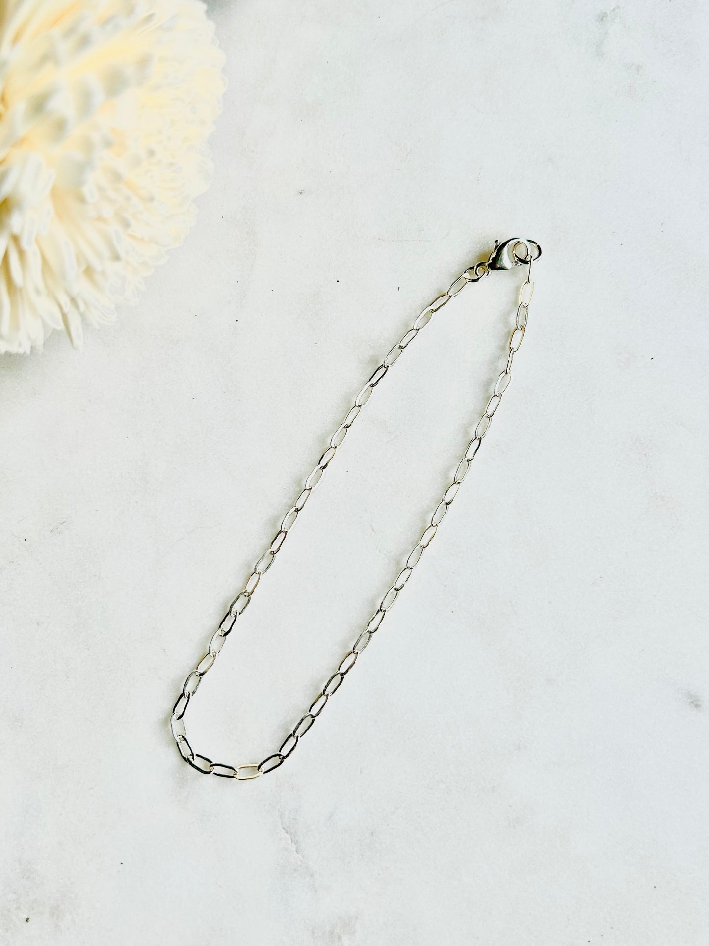 Dainty Paperclip Chain Bracelet