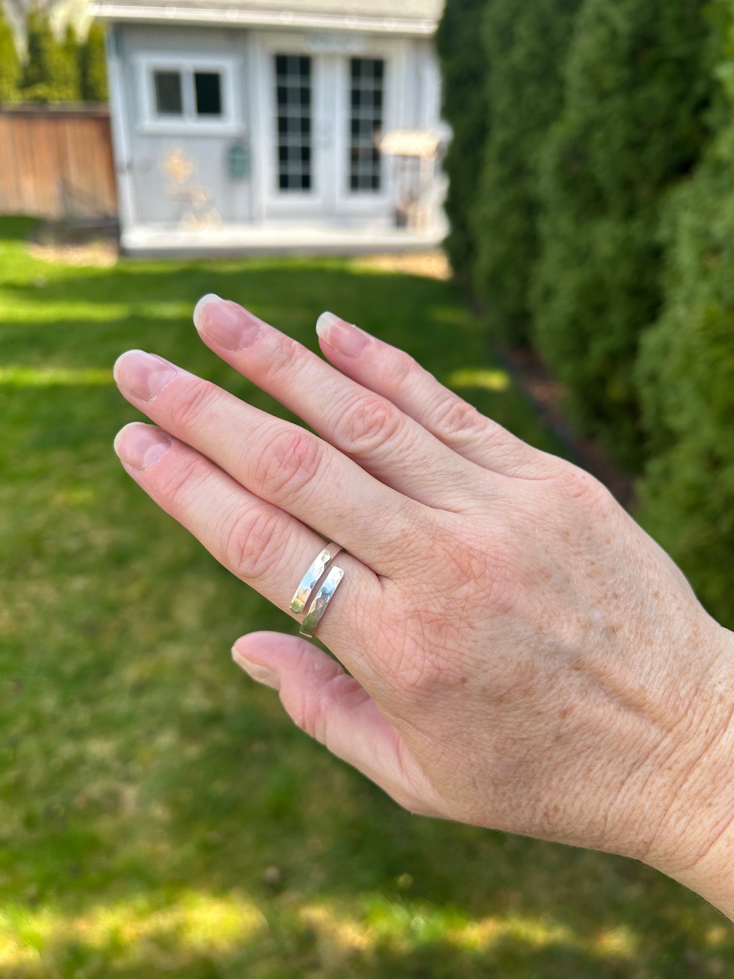 Skinny Hidden Message Ring