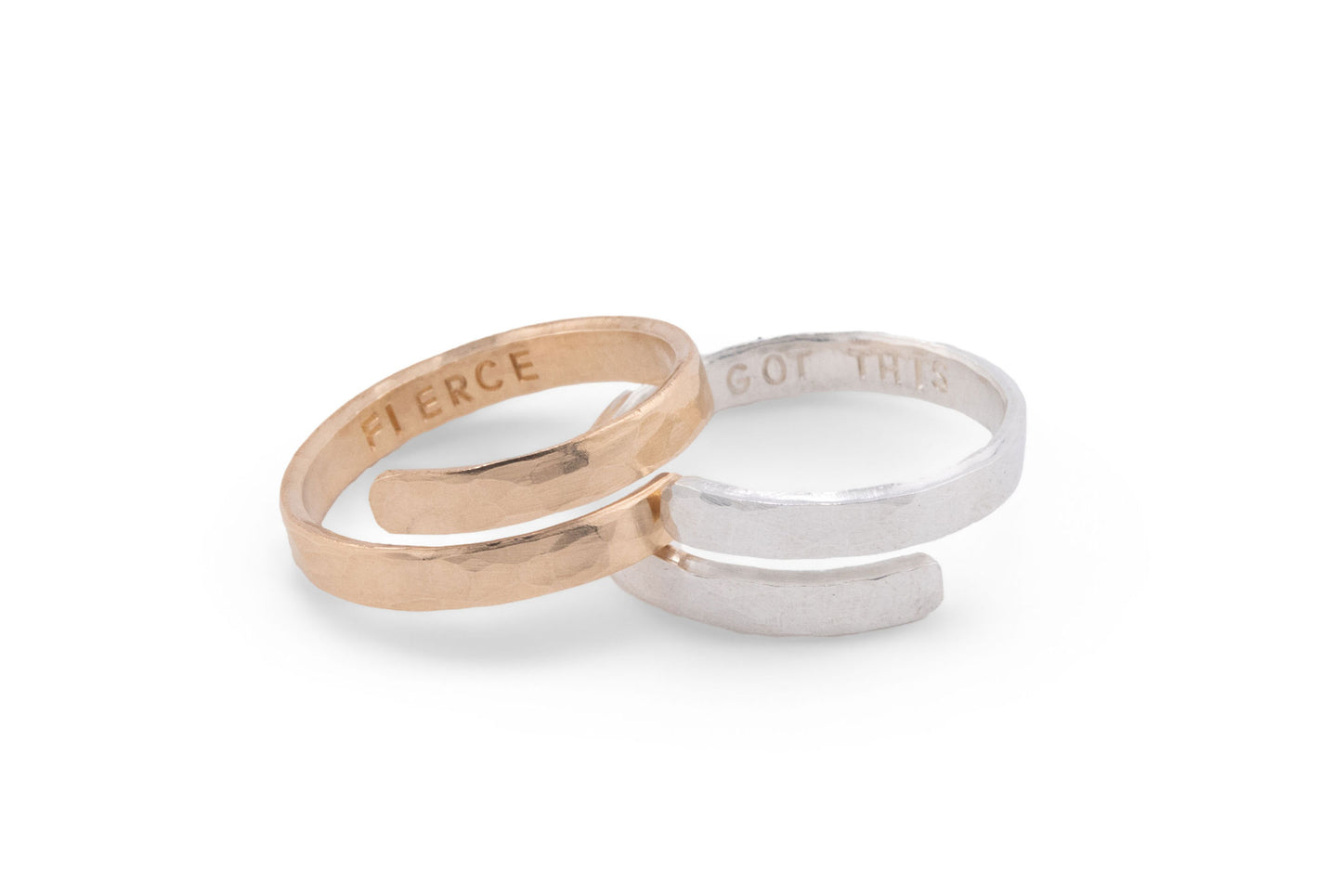 Skinny Hidden Message Ring