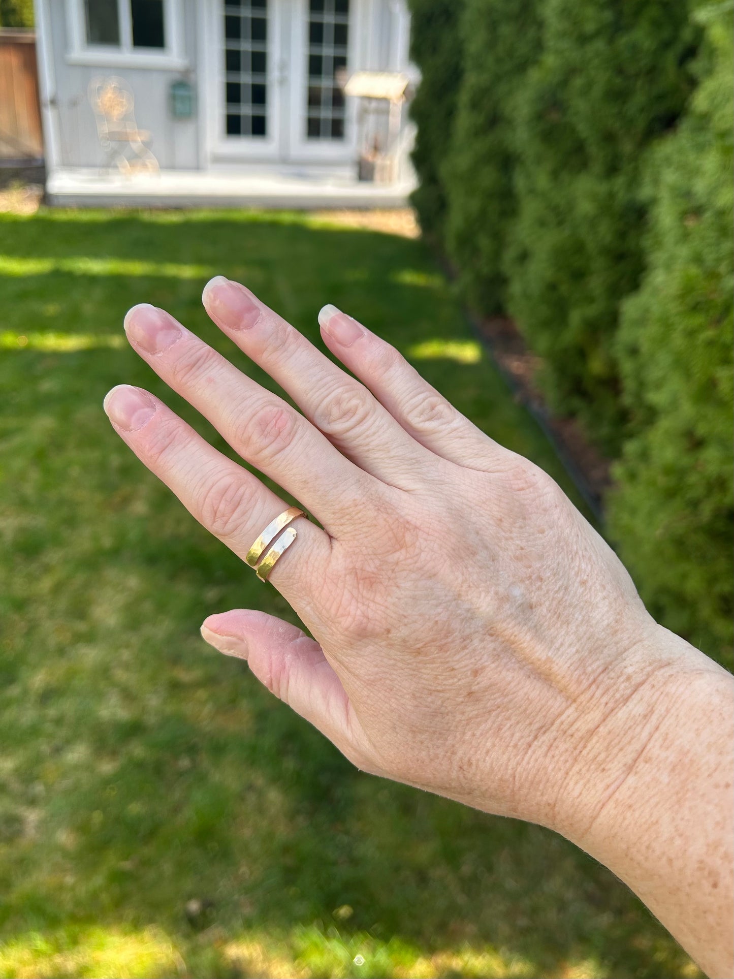 Skinny Hidden Message Ring