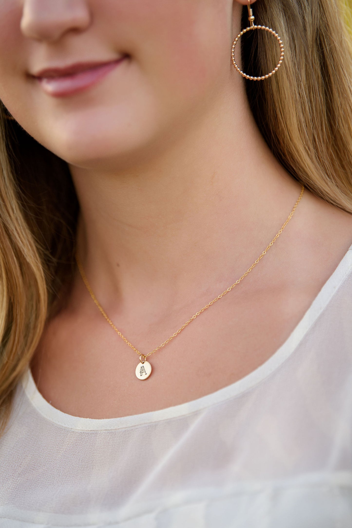 Mini Circle Necklace