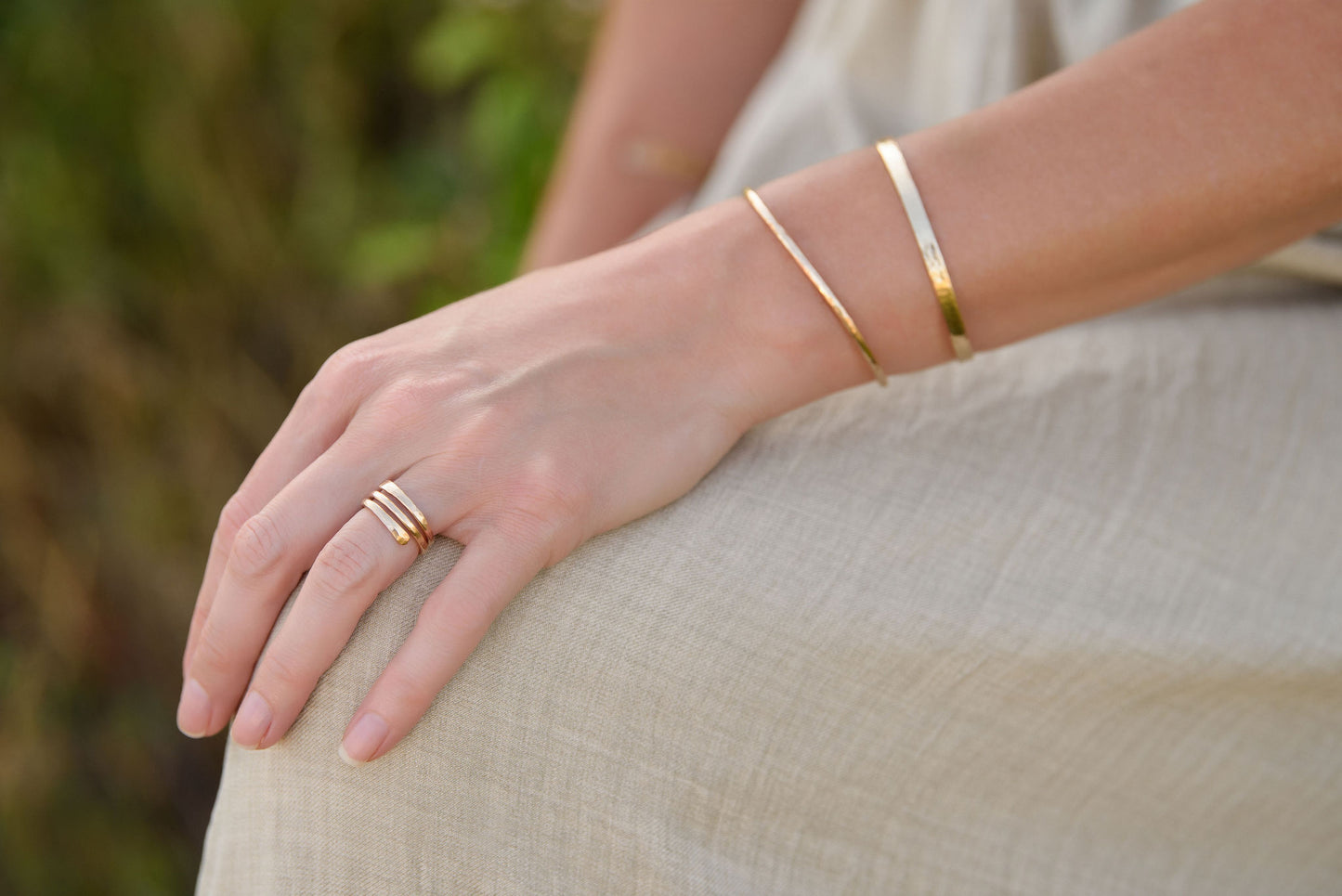 Thin Cuff Bracelet