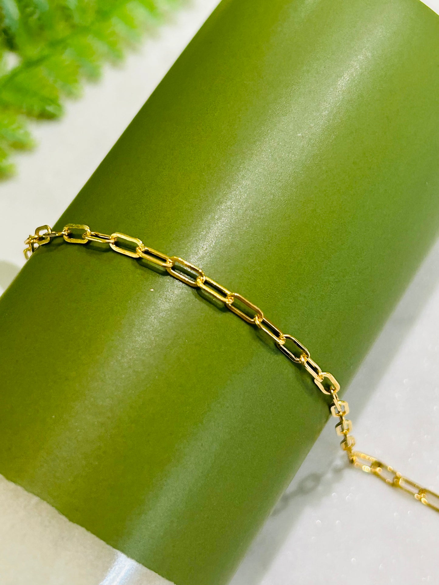 Paperclip Chain Bracelet