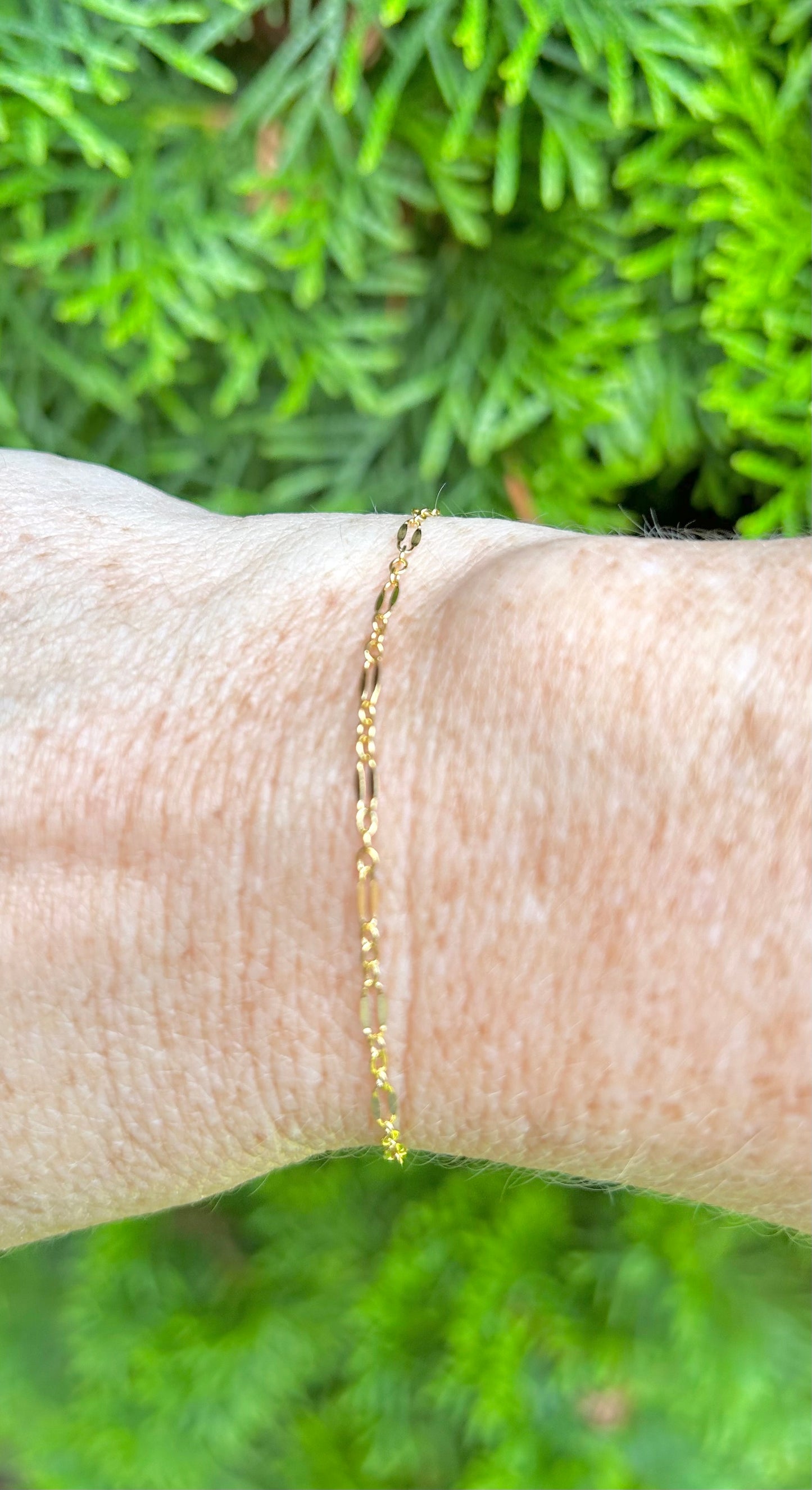 Mixed Dapped Chain Bracelet