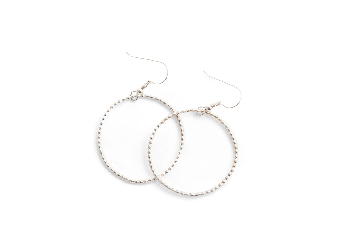 Textured Hoop Earrings