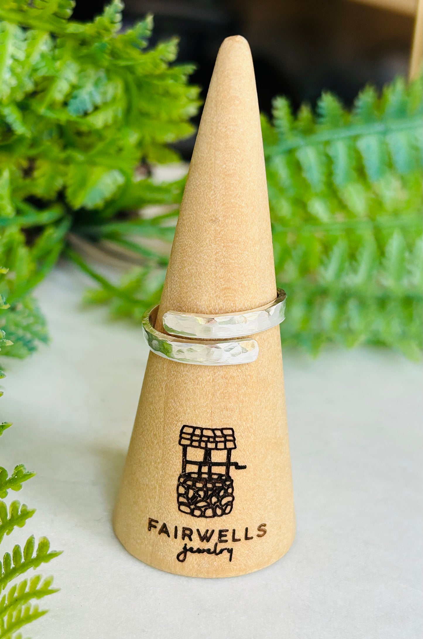 Skinny Hidden Message Ring