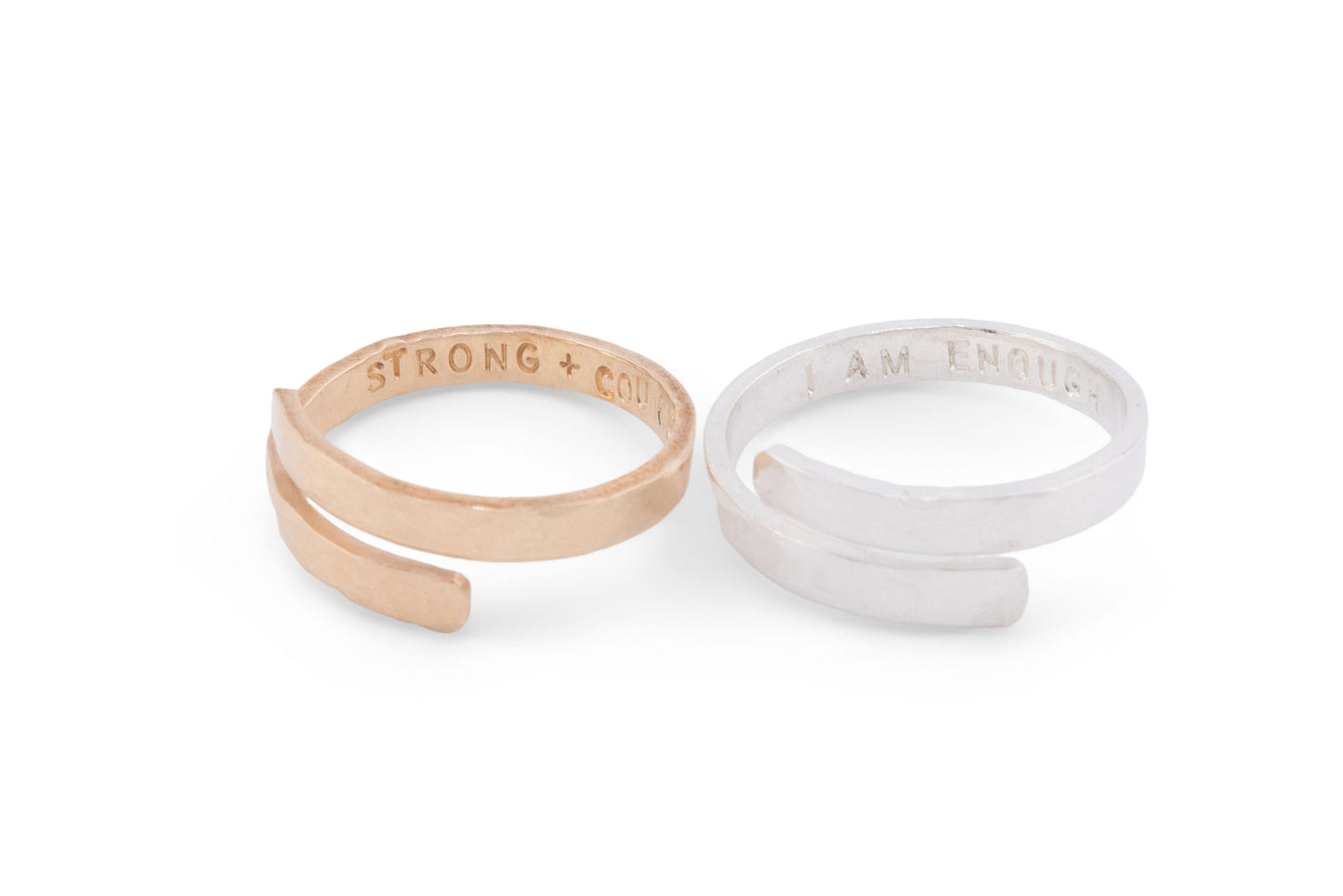 Skinny Hidden Message Ring