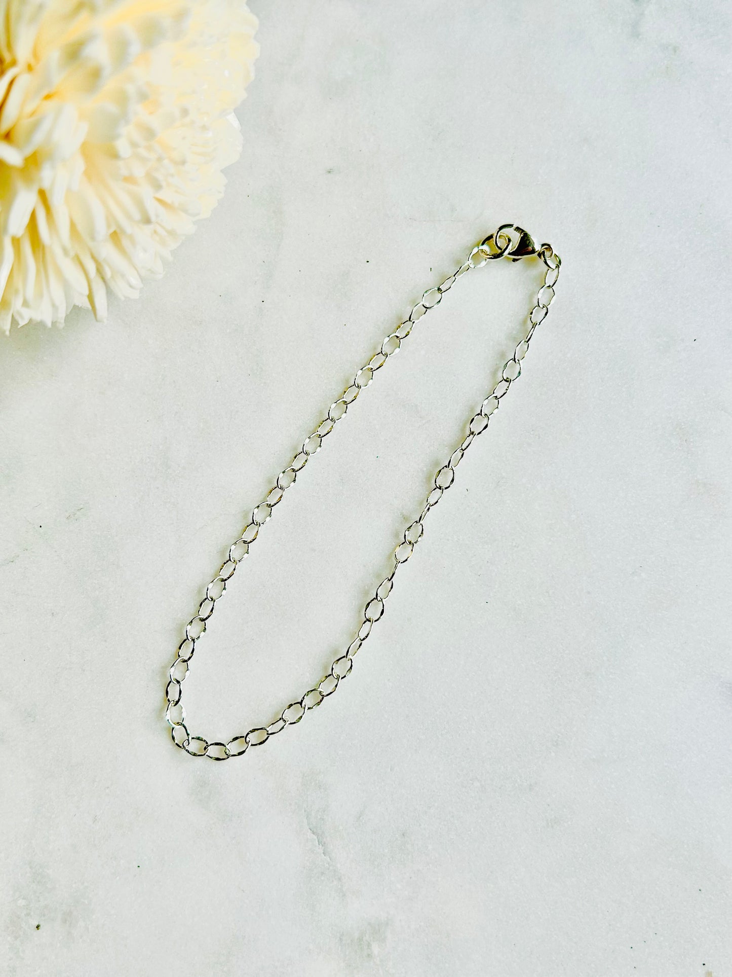 Silver Cable Chain Bracelet