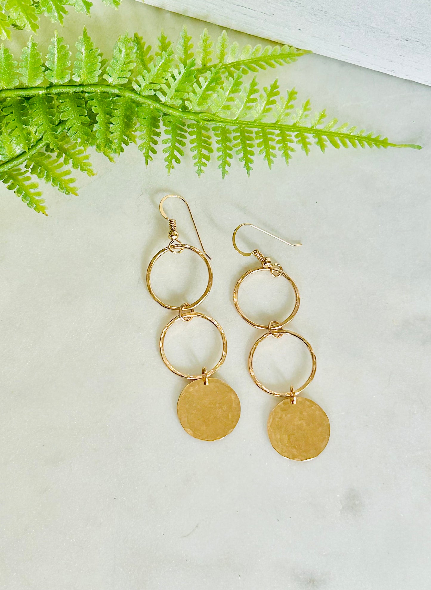 Ring Dangle Earrings