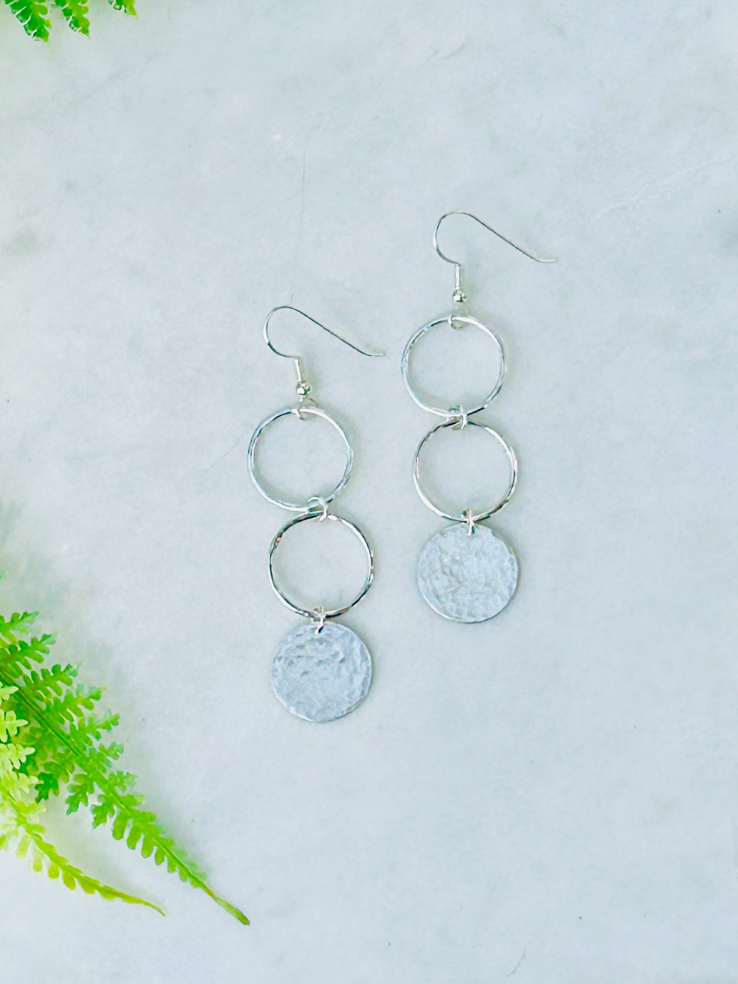 Ring Dangle Earrings