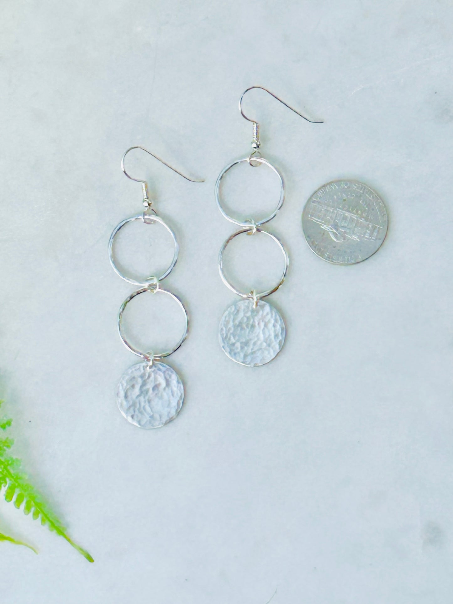 Ring Dangle Earrings
