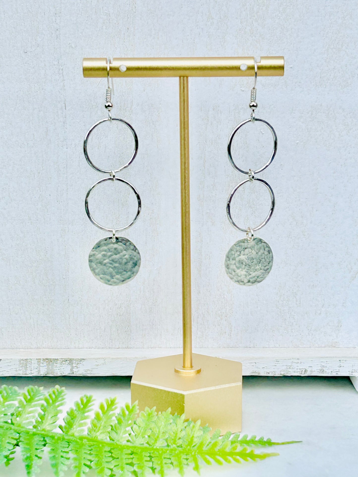 Ring Dangle Earrings