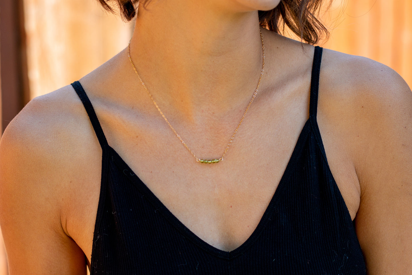 Dainty Gemstone Necklace-Multiple Options