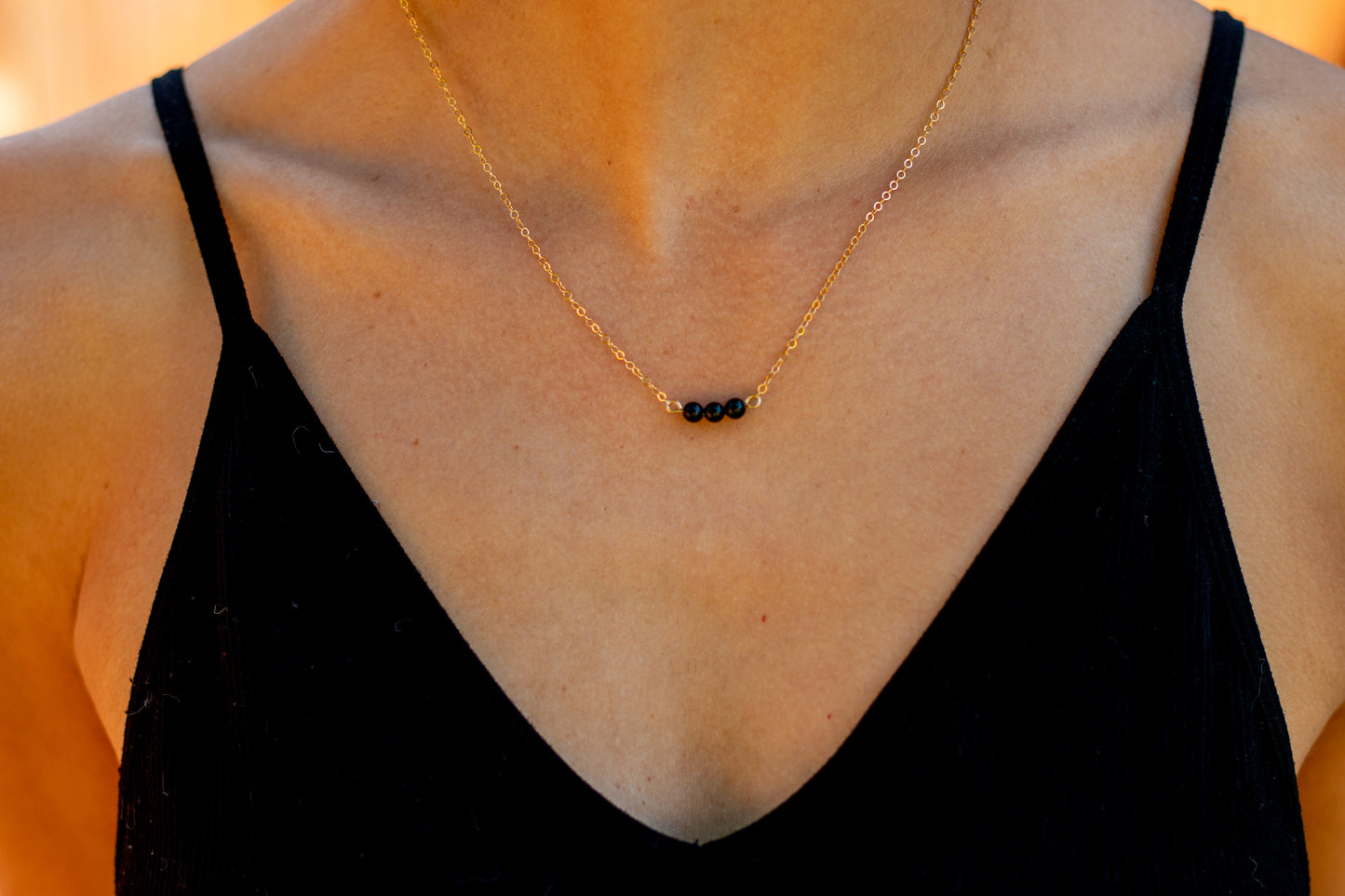 Dainty Gemstone Necklace-Multiple Options