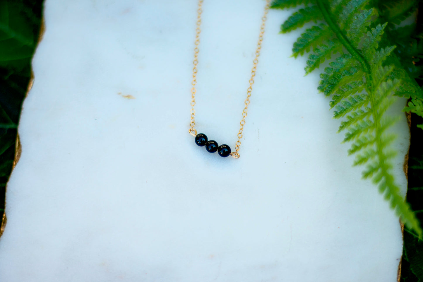 Dainty Gemstone Necklace-Multiple Options