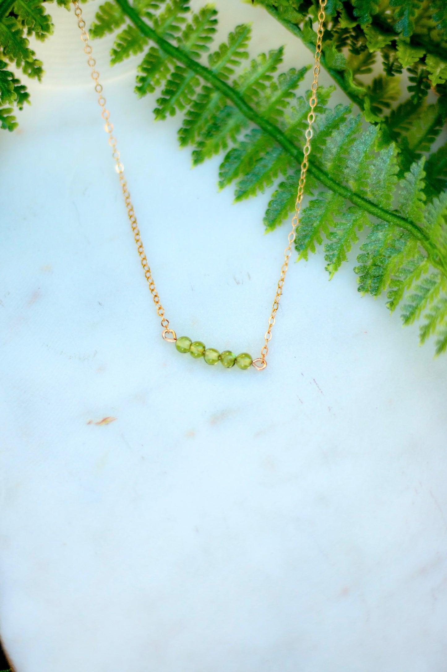 Dainty Gemstone Necklace-Multiple Options
