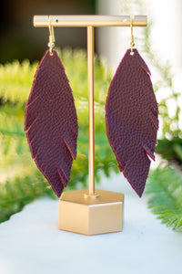 Feather Earrings-Multiple Colors