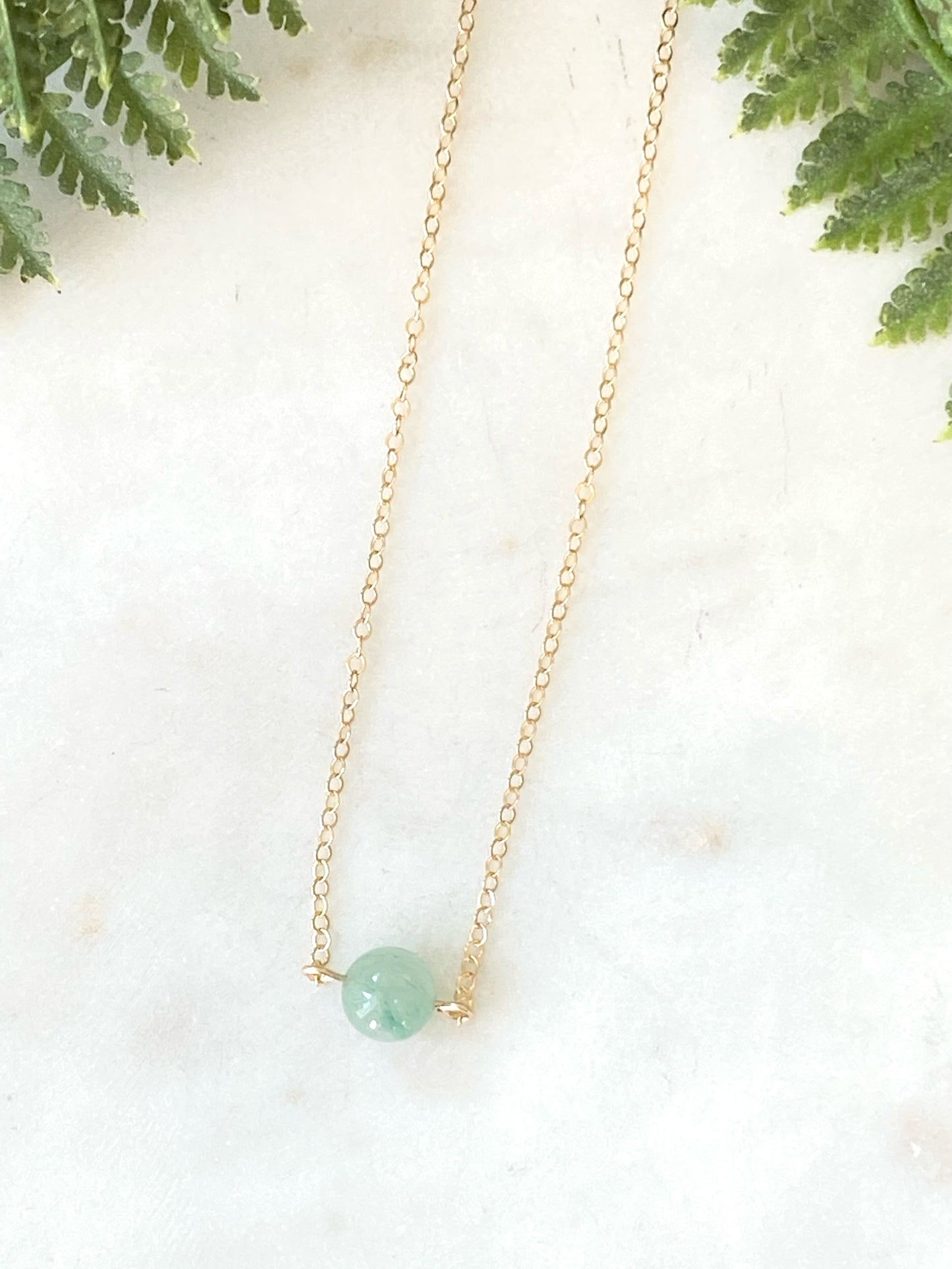 Dainty Gemstone Necklace-Multiple Options