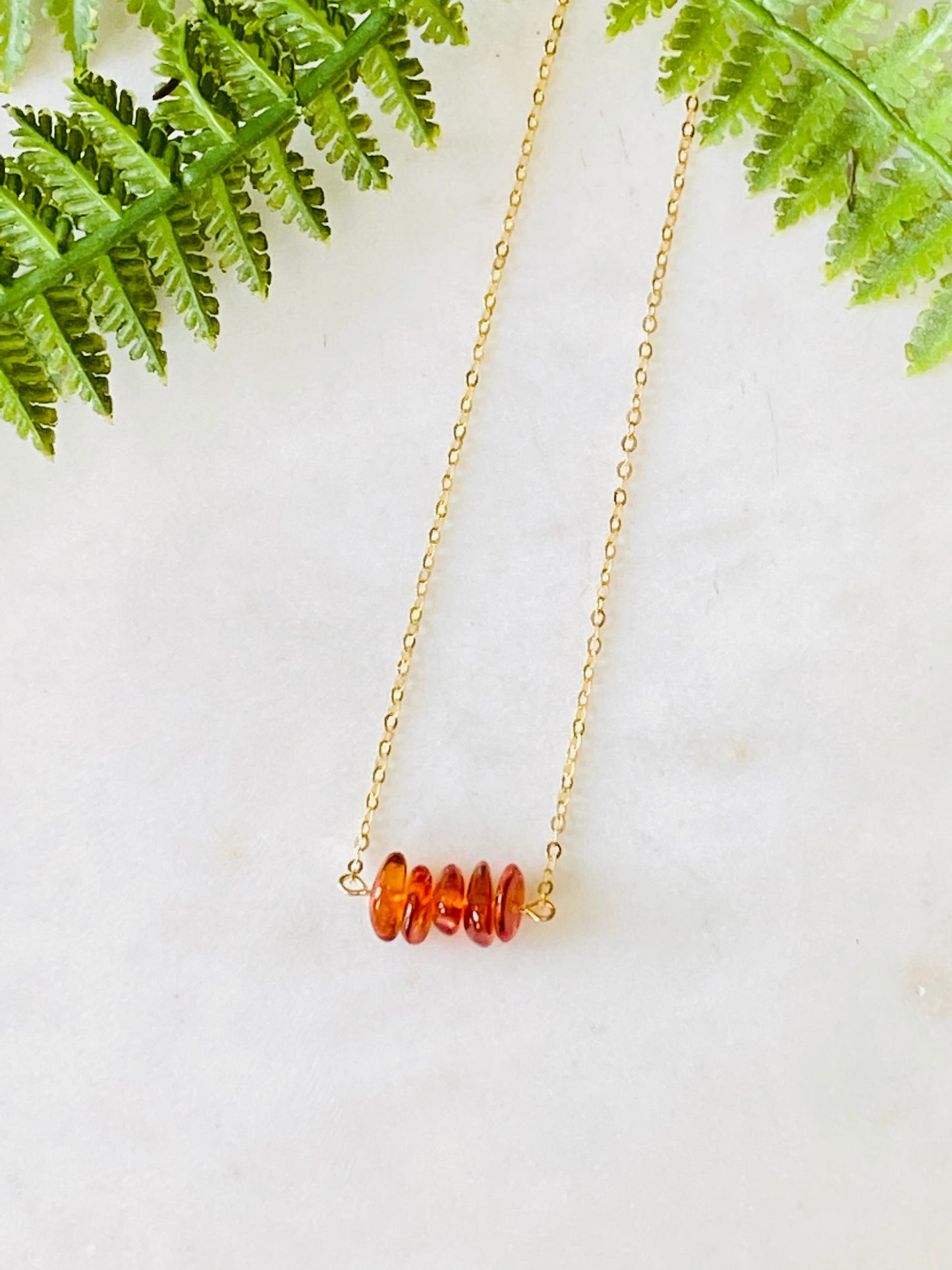 Dainty Gemstone Necklace-Multiple Options