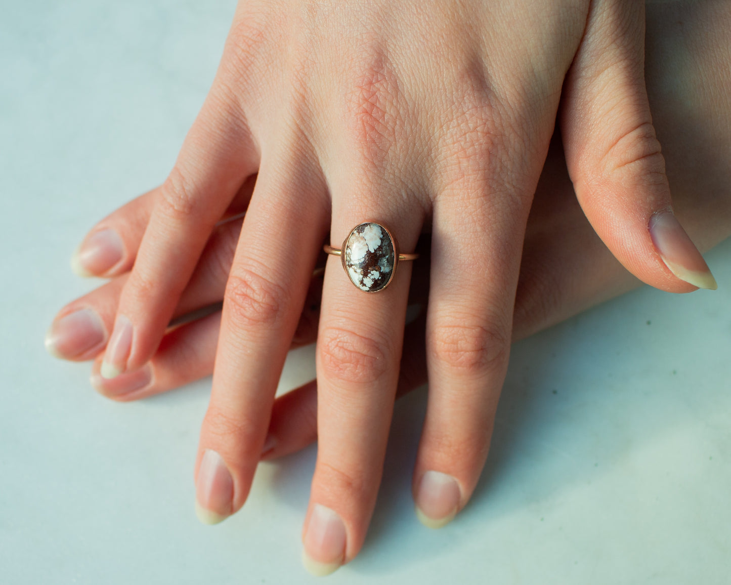 Magnesite Stone Ring