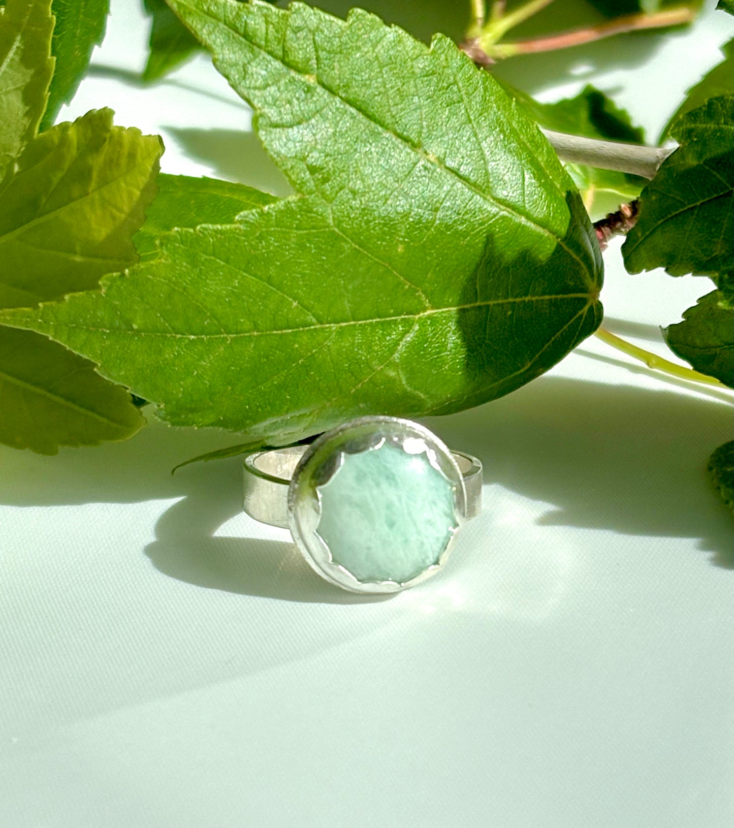 Amazonite Ring—Size 7.5
