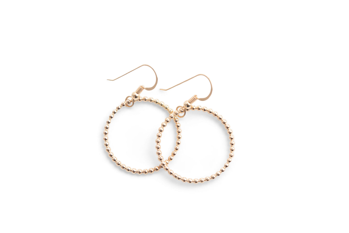 Textured Hoop Earrings