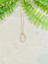 Load image into Gallery viewer, Clear/White Sea Glass Necklace -2