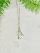 Load image into Gallery viewer, Light Blue Sea Glass Necklace -2