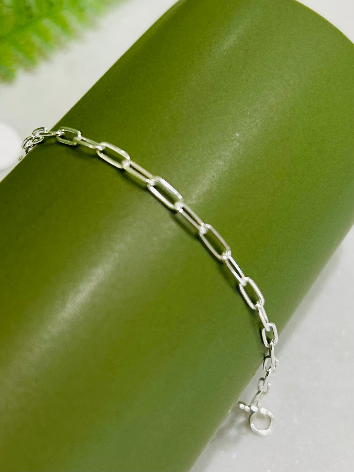Paperclip Chain Bracelet