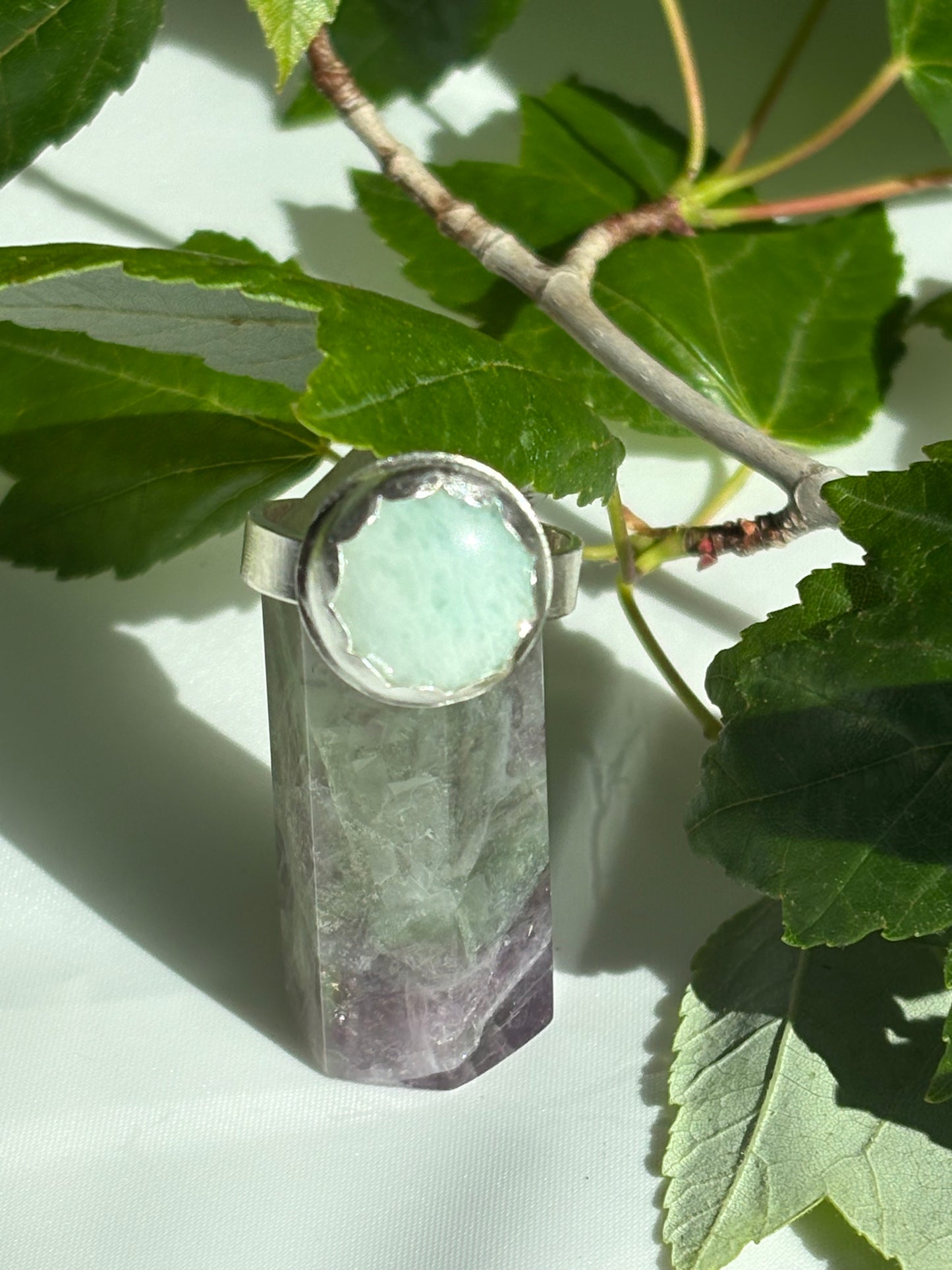 Amazonite Ring—Size 7.5