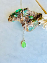Load image into Gallery viewer, Green Chalcedony Necklace