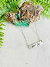 Load image into Gallery viewer, Sterling Silver Bar Necklace