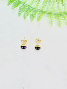 Amethyst Studs