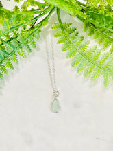 Load image into Gallery viewer, Light Blue Sea Glass Necklace -3