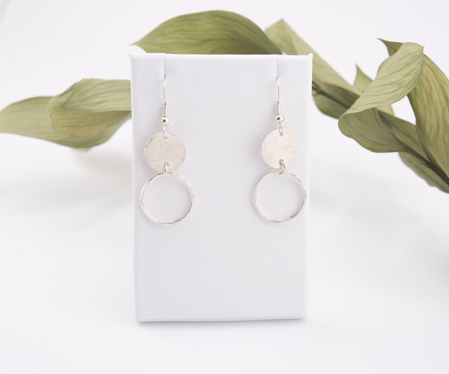 Mini Ring Dangle Earrings