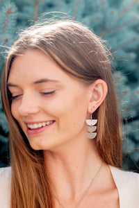 Triple Half Moon Earrings