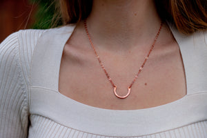 Horseshoe Copper Necklace