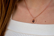 Load image into Gallery viewer, Star Garnet Necklace