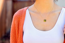 Load image into Gallery viewer, Square Gold Necklace