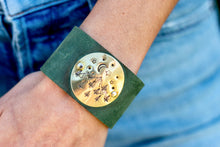 Load image into Gallery viewer, Wide Leather Cuff Bracelet