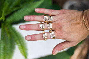 Brass Wrap Rings