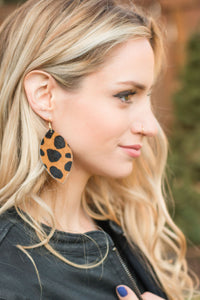 Cheetah Print Earrings