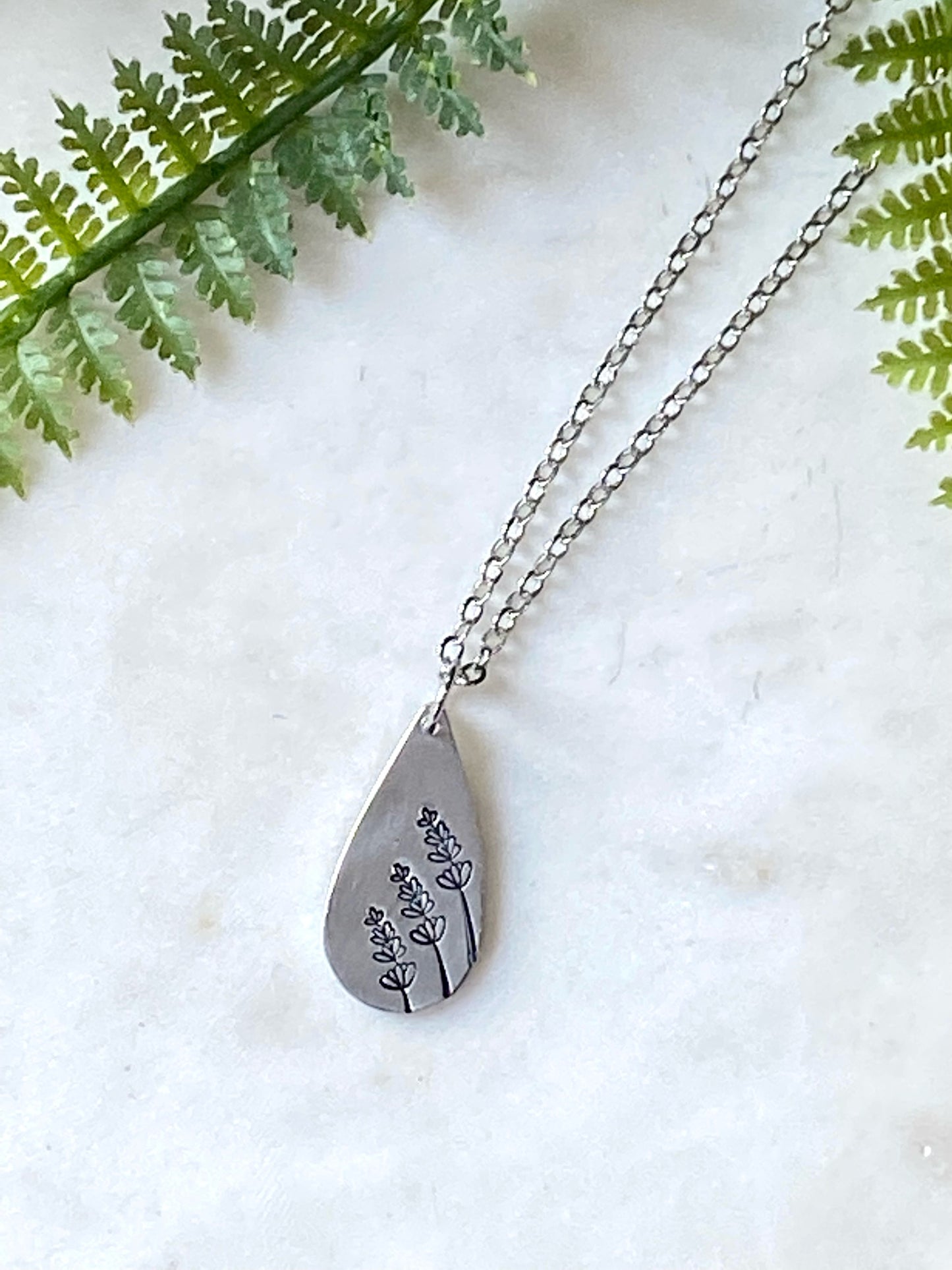 Lavender Sprig Necklace
