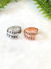 Load image into Gallery viewer, Kindness Matters Wrap Ring