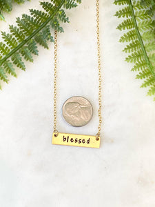 Small Bar Necklace