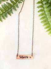 Load image into Gallery viewer, Small Bar Necklace