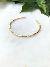 Load image into Gallery viewer, Thin Gold Cuff Bracelet