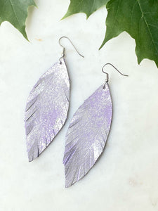 Feather Earrings-Multiple Colors